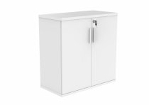 Office Cupboard | 816h x 800w x 400d mm | 1 Shelf | Arctic White | Everyday VALUE