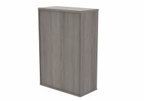 Office Cupboard | 1204h x 800w x 400d mm | 3 Shelves | Alaskan Grey Oak | Everyday VALUE