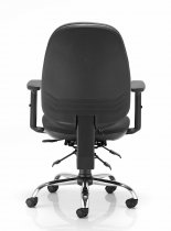 Ergonomic Office Chair | Lumbar Pump | Adjustable Arms | Black | Concept Plus