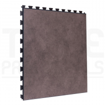 PVC Floor Tiles | 1m² | 5 Tiles | Clay Design | Black Grout