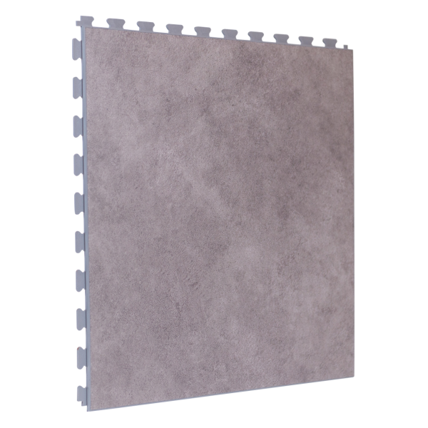 PVC Floor Tiles | 1m² | 5 Tiles | Shalestone Design | Light Grey Grout