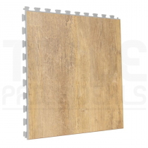PVC Floor Tiles | 1m² | 5 Tiles | Vintage Sand Design | Light Grey Grout