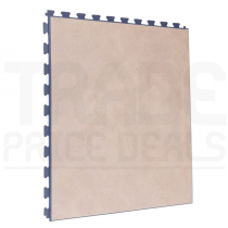 PVC Floor Tiles | 1m² | 5 Tiles | Sandstone Design | Dark Grey Grout