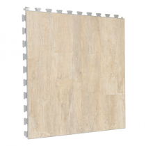 PVC Floor Tiles | 1m² | 5 Tiles | Vintage Maple Design | Light Grey Grout