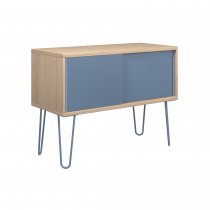 Sideboard | 1000 x 450mm | Oak Laminate | Bisley Blue | Bisley MultiRange