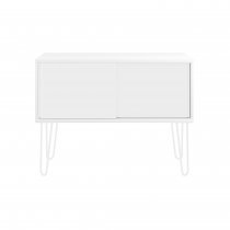 Sideboard | 1000 x 450mm | White Laminate | Traffic White | Bisley MultiRange