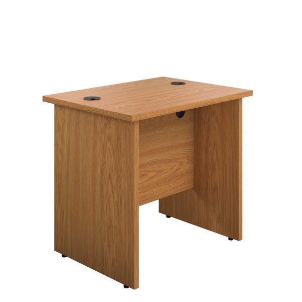 Everyday Panel End Desk | Rectangular | 800 x 600mm | Nova Oak