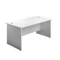 Everyday Panel End Desk | Rectangular | 1200 x 600mm | White