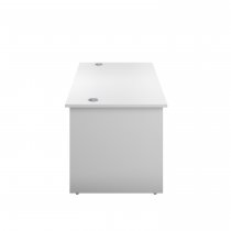 Everyday Panel End Desk | Rectangular | 1200 x 600mm | White