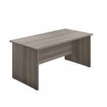 Everyday Panel End Desk | Rectangular | 1600 x 600mm | Grey Oak