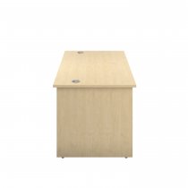 Everyday Panel End Desk | Rectangular | 1800 x 600mm | Maple
