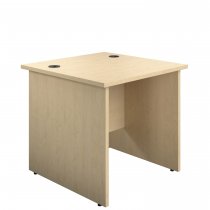 Everyday Panel End Desk | Rectangular | 800 x 800mm | Maple