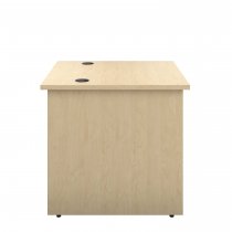 Everyday Panel End Desk | Rectangular | 800 x 800mm | Maple
