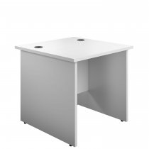 Everyday Panel End Desk | Rectangular | 800 x 800mm | White