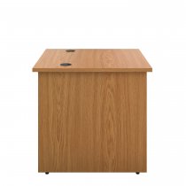Everyday Panel End Desk | Rectangular | 800 x 800mm | Nova Oak