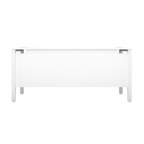 Everyday Goal Post Desk | Rectangular | 1600 x 800mm | White | White Frame