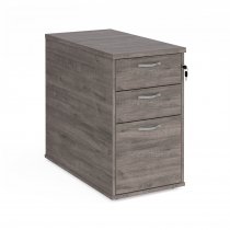 Desk Height Pedestal | 3 Drawers | 800mm Deep | Grey Oak | Momento