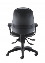 High Back Deluxe Chair | Black | Adjustable Arms | Calypso II