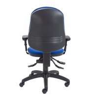 High Back Deluxe Chair | Royal Blue | Adjustable Arms | Calypso II