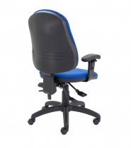 High Back Deluxe Chair | Royal Blue | Adjustable Arms | Calypso II