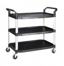 Shelf Trolley | 3 Shelves | No Sides | 990 x 515mm | 150KG Max Load | ProPlaz®