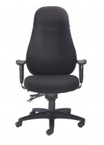 Manager Chair | Fabric | Black | Cheetah