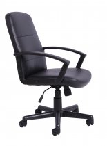 Manager Chair | Leather Look | Black | Gomez