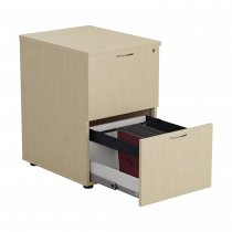 Essential Filing Cabinet | 2 Drawers | Maple