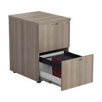 Essential Filing Cabinet | 2 Drawers | Grey Oak