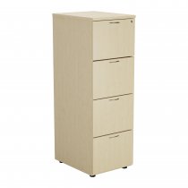 Essential Filing Cabinet | 4 Drawers | Maple