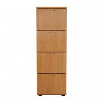 Essential Filing Cabinet | 4 Drawers | Beech
