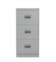 Steel Filing Cabinet | 3 Drawers | 1000mm High | Grey | Talos