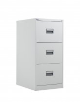 Steel Filing Cabinet | 3 Drawers | 1000mm High | White | Talos