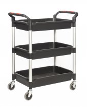 Shelf Trolley | 3 Deep Trays | 870 x 490mm | 150KG Max Load | ProPlaz® Plus
