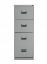 Steel Filing Cabinet | 4 Drawers | 1300mm High | Grey | Talos