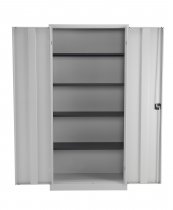 Steel Double Door Cupboard | 1950 x 920 x 420mm | Grey | Talos