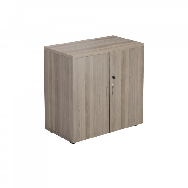 Essential Wooden Cupboard | 800mm High | Grey Oak