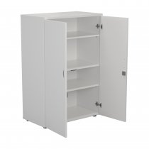 Essential Wooden Cupboard | 1200mm High | White