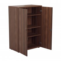 Essential Wooden Cupboard | 1200mm High | Dark Walnut