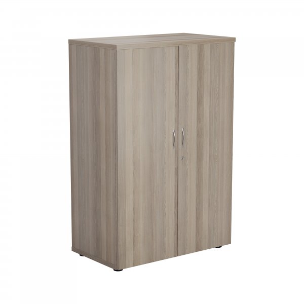 Essential Wooden Cupboard | 1200mm High | Grey Oak