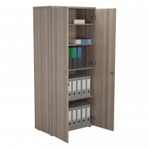 Essential Wooden Cupboard | 1800mm High | Grey Oak