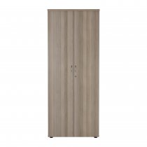 Essential Wooden Cupboard | 2000mm High | Grey Oak
