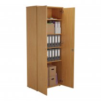 Essential Wooden Cupboard | 2000mm High | Nova Oak