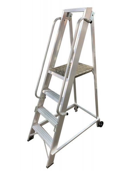 Aluminium Warehouse Steps | Platform Height 3m | TuFF Ladder