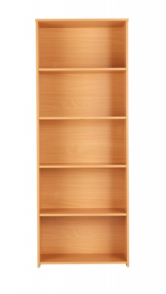 Premium Bookcase | 2000mm High | Beech | Eco 18