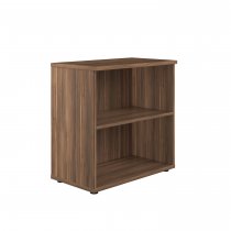 Essential Wooden Bookcase | 800mm High | Dark Walnut