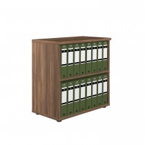 Essential Wooden Bookcase | 800mm High | Dark Walnut