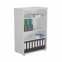 Essential Wooden Bookcase | 1200mm High | White