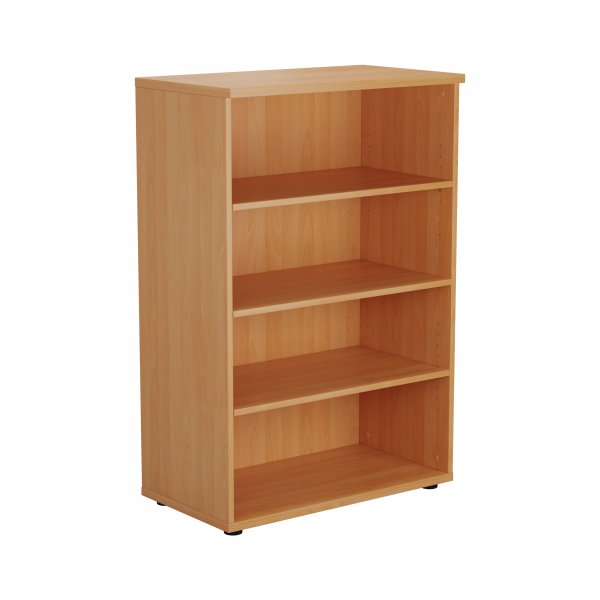 Essential Wooden Bookcase | 1200mm High | Beech