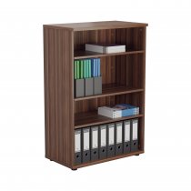 Essential Wooden Bookcase | 1200mm High | Dark Walnut